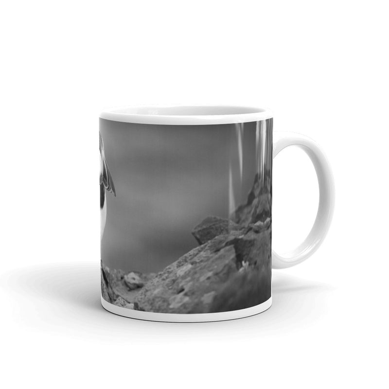 Black and White Arctic Puffin Coffee Mug - Go Wild Photography [description]  [price]