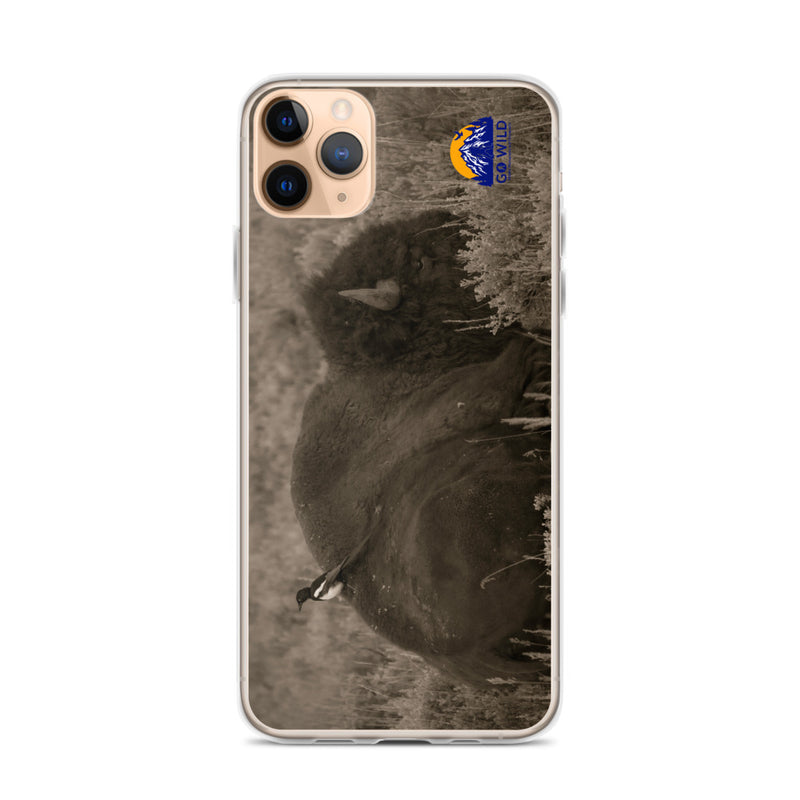 The Bison and the Magpie iPhone Case - Go Wild Photography [description]  [price]