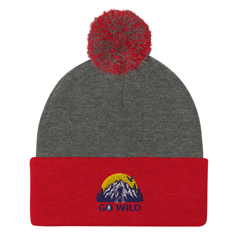 Go Wild Logo Pom-Pom Beanie - Go Wild Photography [description]  [price]