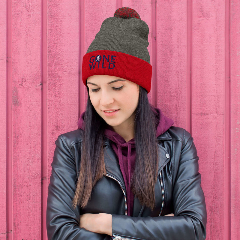 Gone Wild Pom-Pom Beanie - Go Wild Photography [description]  [price]