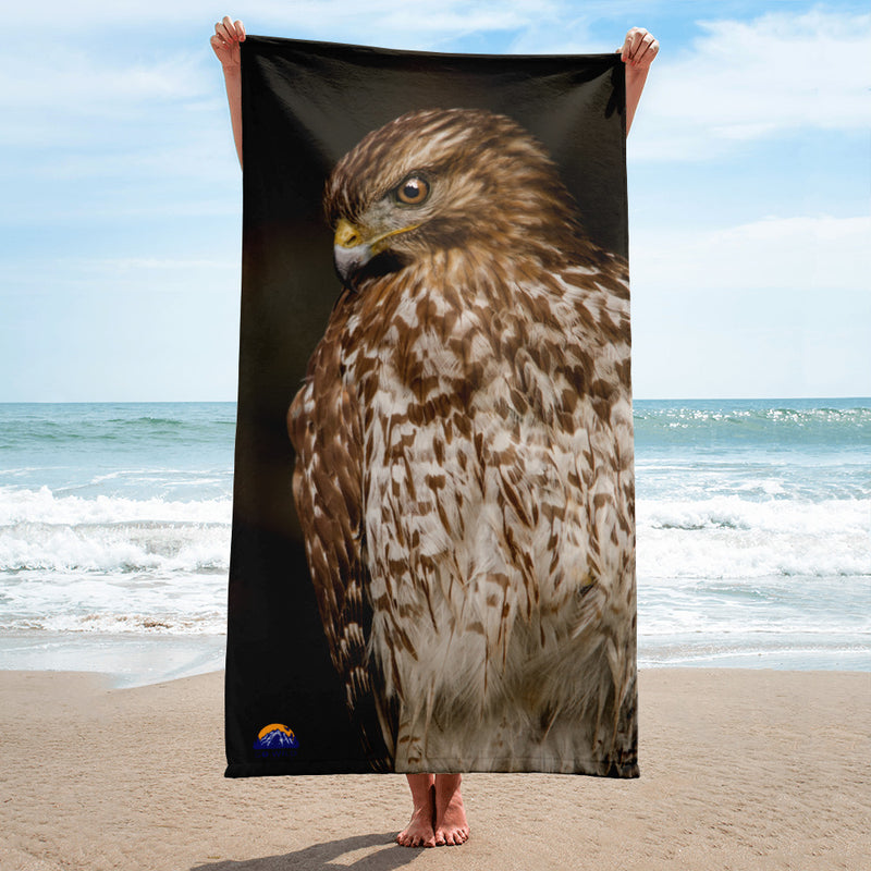 Red Shouldered Hawk Towel - Go Wild Photography [description]  [price]