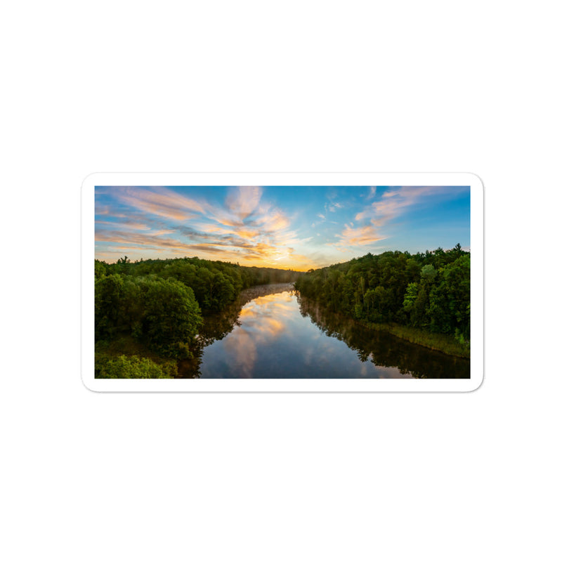 Michigan Sunrise Bubble-free stickers - Go Wild Photography [description]  [price]