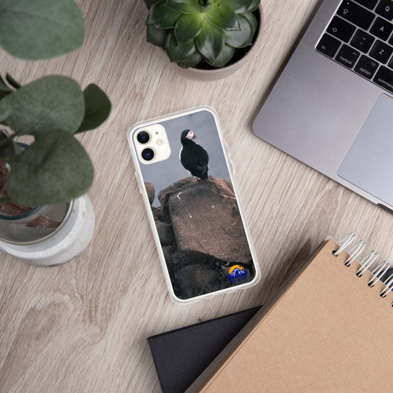 Lone Puffin iPhone Case - Go Wild Photography [description]  [price]