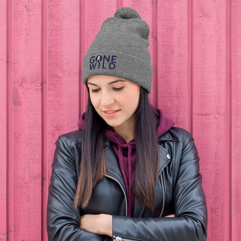 Gone Wild Pom-Pom Beanie - Go Wild Photography [description]  [price]