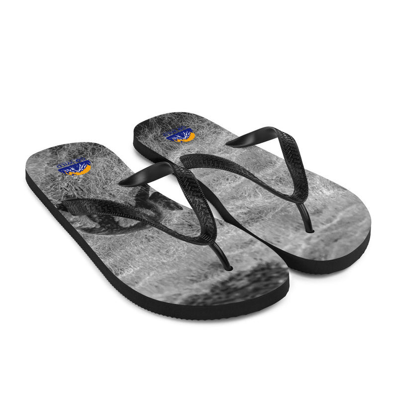 Black and Arctic Fox Flip-Flops - Go Wild Photography [description]  [price]