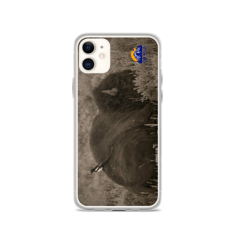The Bison and the Magpie iPhone Case - Go Wild Photography [description]  [price]