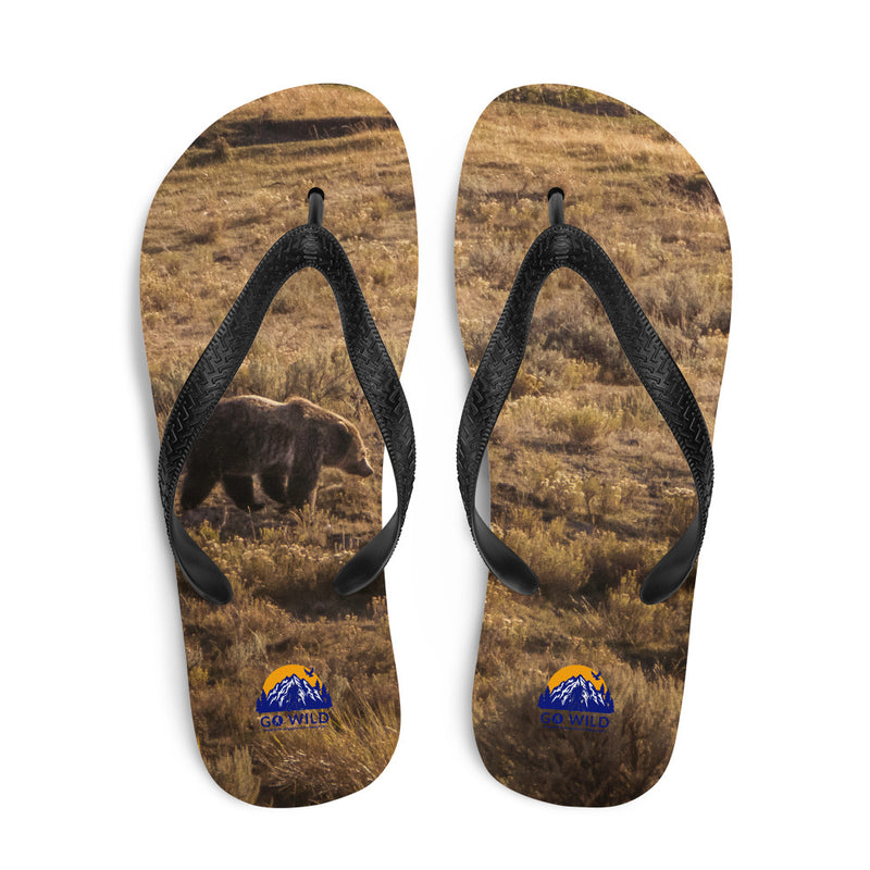 Grizzly Flip-Flops - Go Wild Photography [description]  [price]