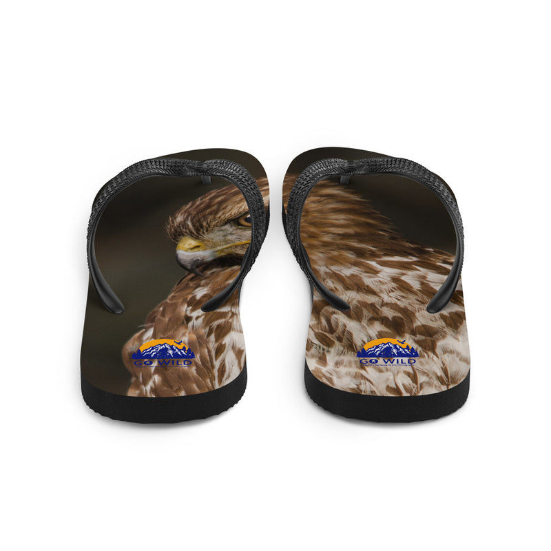 Red Shouldered Hawk Flip-Flops - Go Wild Photography [description]  [price]