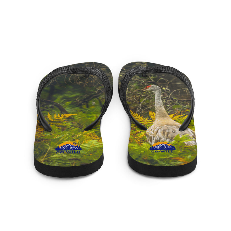 Sandhill Crane Flip-Flops - Go Wild Photography [description]  [price]