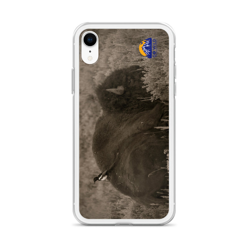 The Bison and the Magpie iPhone Case - Go Wild Photography [description]  [price]