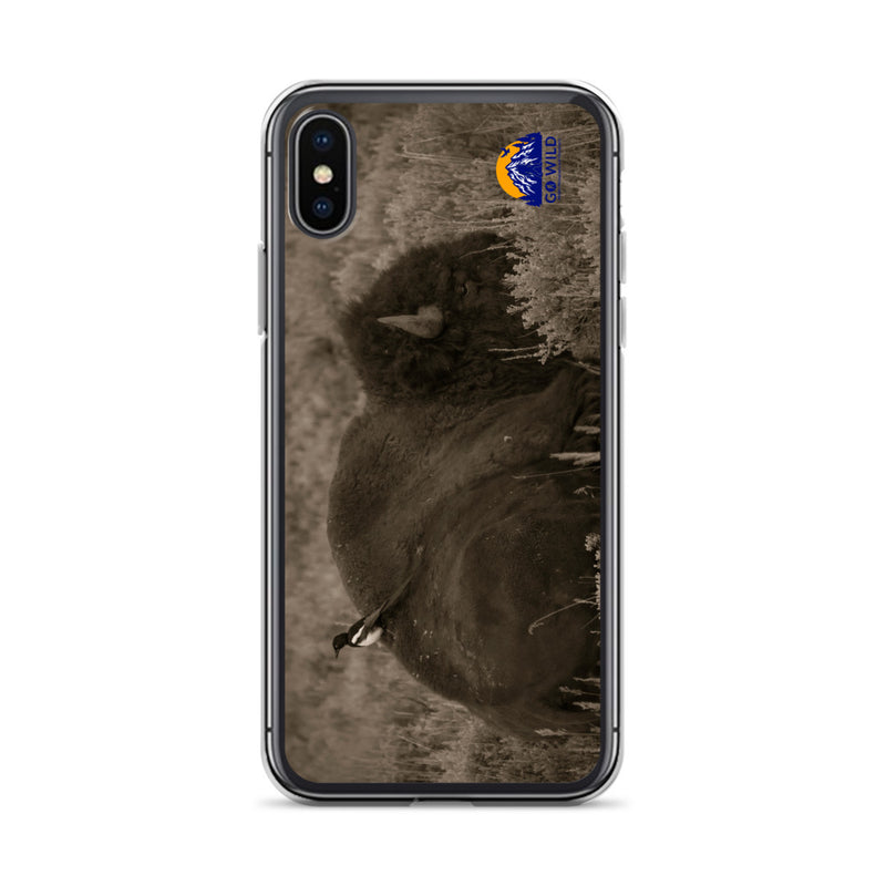 The Bison and the Magpie iPhone Case - Go Wild Photography [description]  [price]
