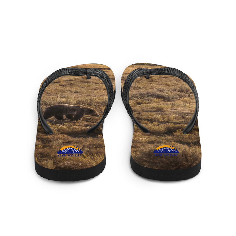 Grizzly Flip-Flops - Go Wild Photography [description]  [price]