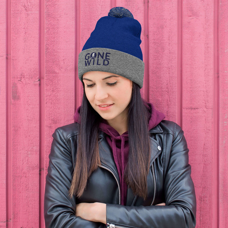 Gone Wild Pom-Pom Beanie - Go Wild Photography [description]  [price]