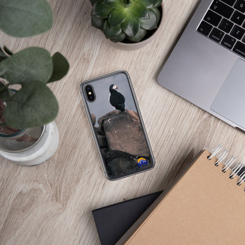 Lone Puffin iPhone Case - Go Wild Photography [description]  [price]