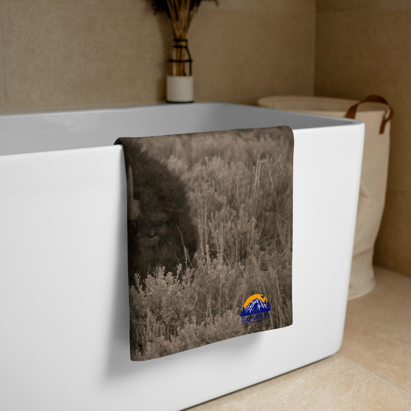 The Bison and the Magpie Towel - Go Wild Photography [description]  [price]