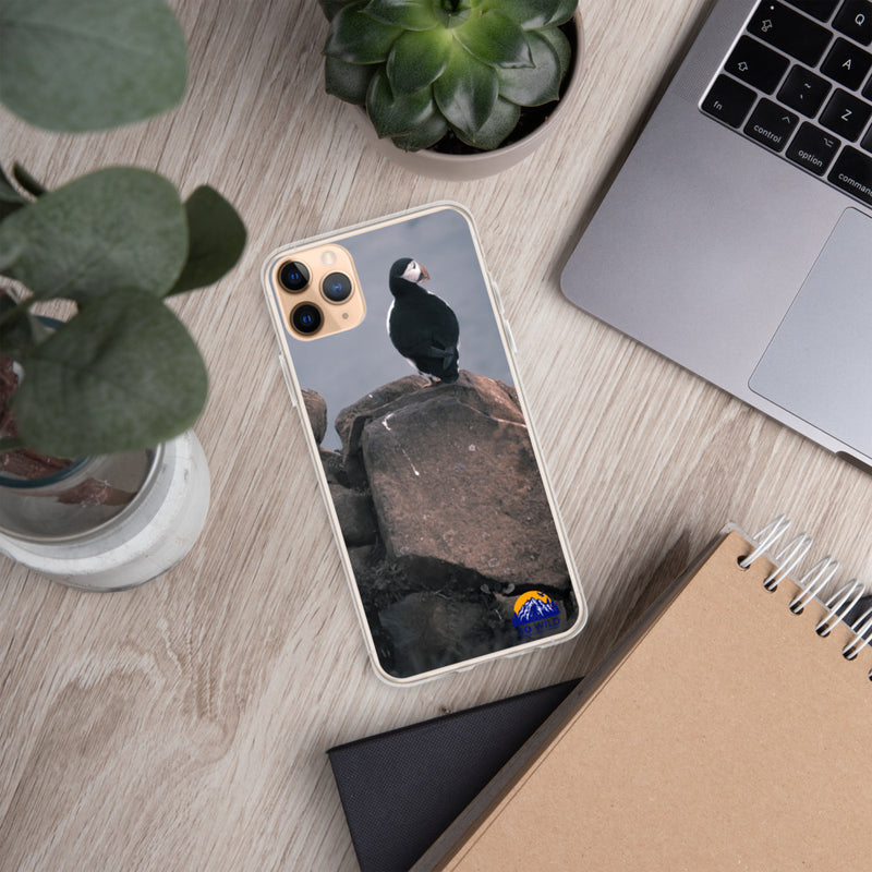 Lone Puffin iPhone Case - Go Wild Photography [description]  [price]