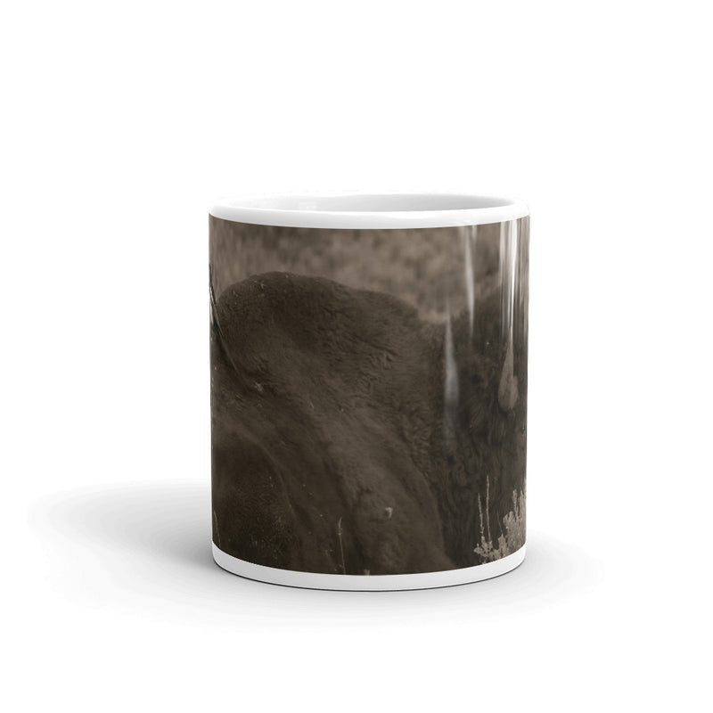 The Bison and the Magpie Coffee Mug - Go Wild Photography [description]  [price]