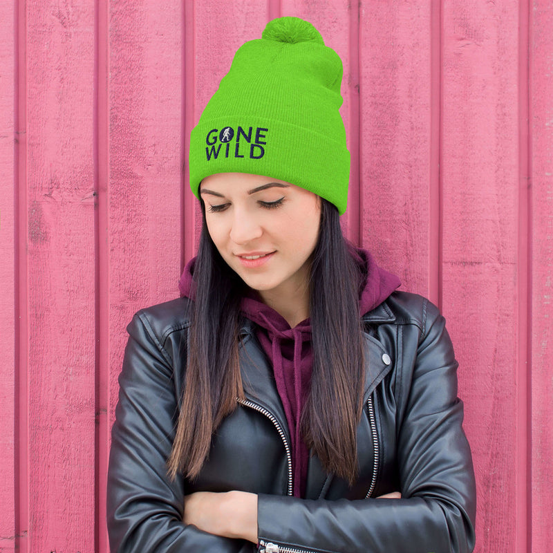 Gone Wild Pom-Pom Beanie - Go Wild Photography [description]  [price]