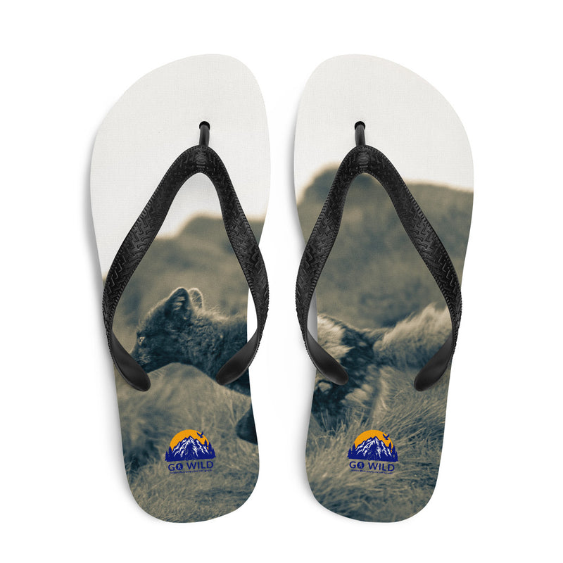Crazy Like a Fox Flip-Flops - Go Wild Photography [description]  [price]