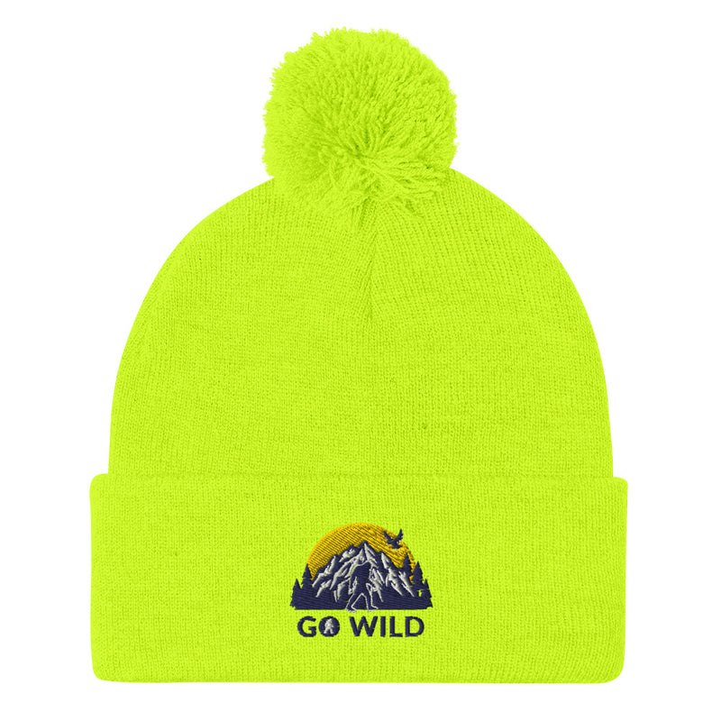 Go Wild Logo Pom-Pom Beanie - Go Wild Photography [description]  [price]