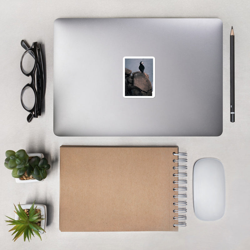 Lone Puffin Bubble-free stickers - Go Wild Photography [description]  [price]
