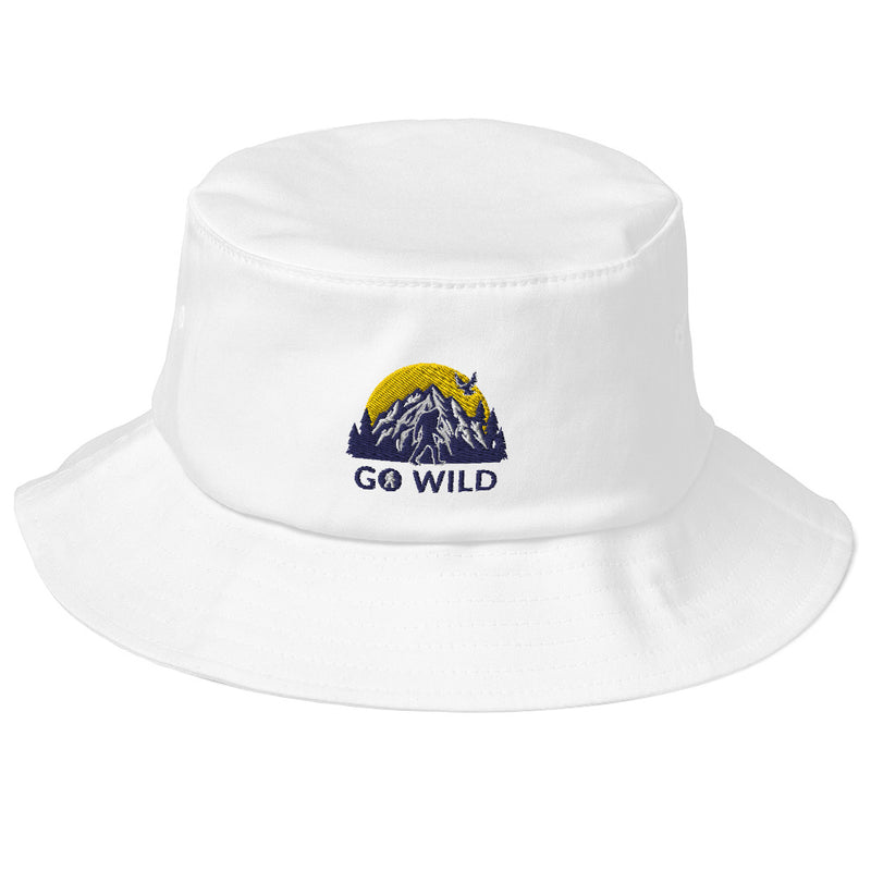 Go Wild Logo Old School Bucket Hat - Go Wild Photography [description]  [price]