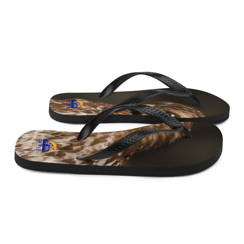 Red Shouldered Hawk Flip-Flops - Go Wild Photography [description]  [price]