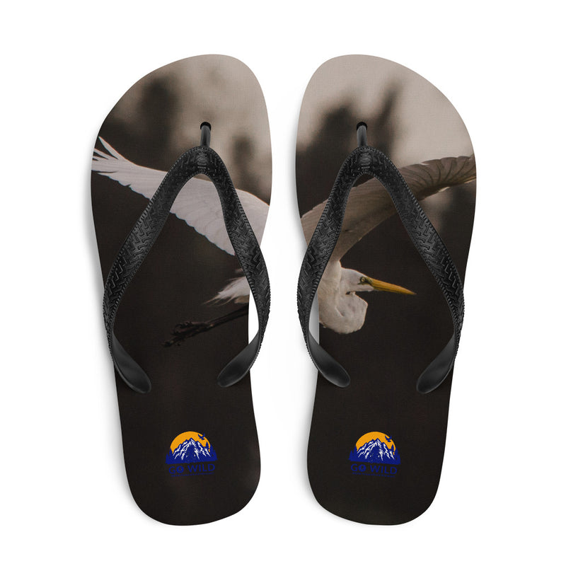 Cattle Egret Flip-Flops - Go Wild Photography [description]  [price]