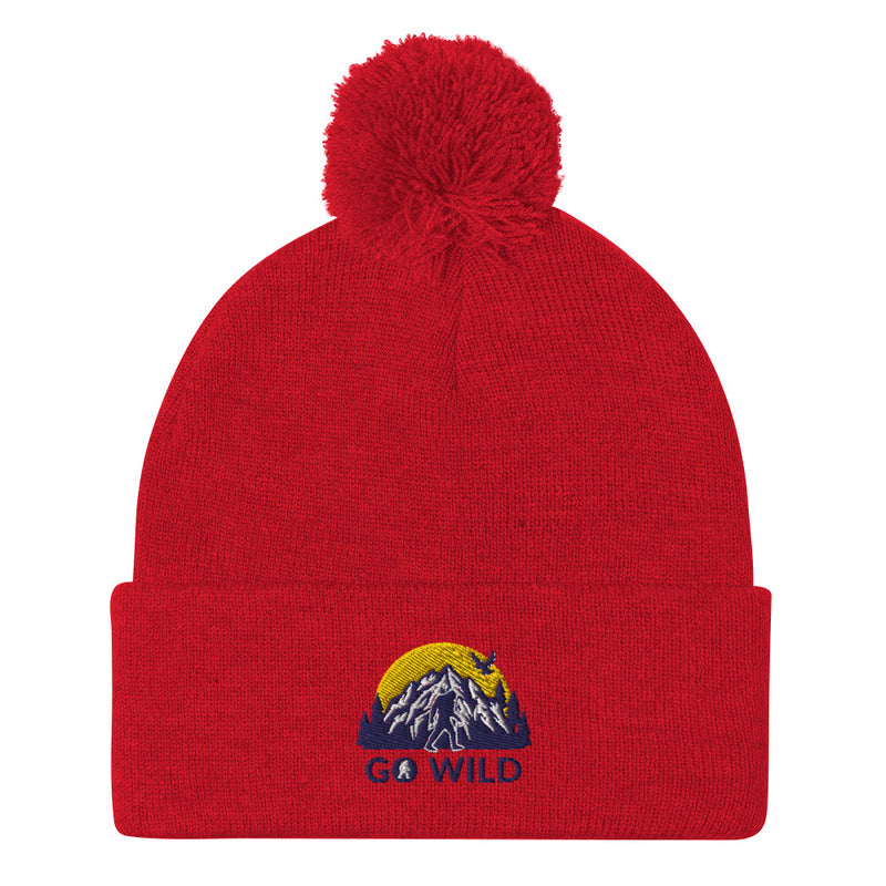 Go Wild Logo Pom-Pom Beanie - Go Wild Photography [description]  [price]