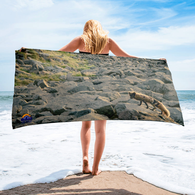 Arctic Fox Towel - Go Wild Photography [description]  [price]