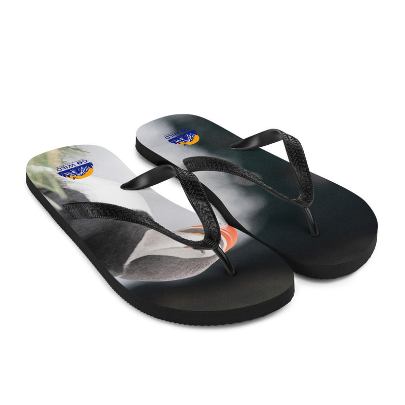 Stoic Puffins Flip-Flops - Go Wild Photography [description]  [price]