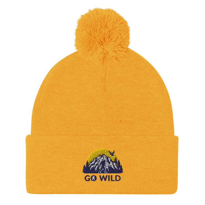 Go Wild Logo Pom-Pom Beanie - Go Wild Photography [description]  [price]