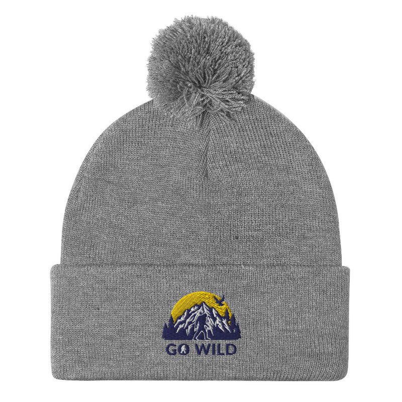 Go Wild Logo Pom-Pom Beanie - Go Wild Photography [description]  [price]
