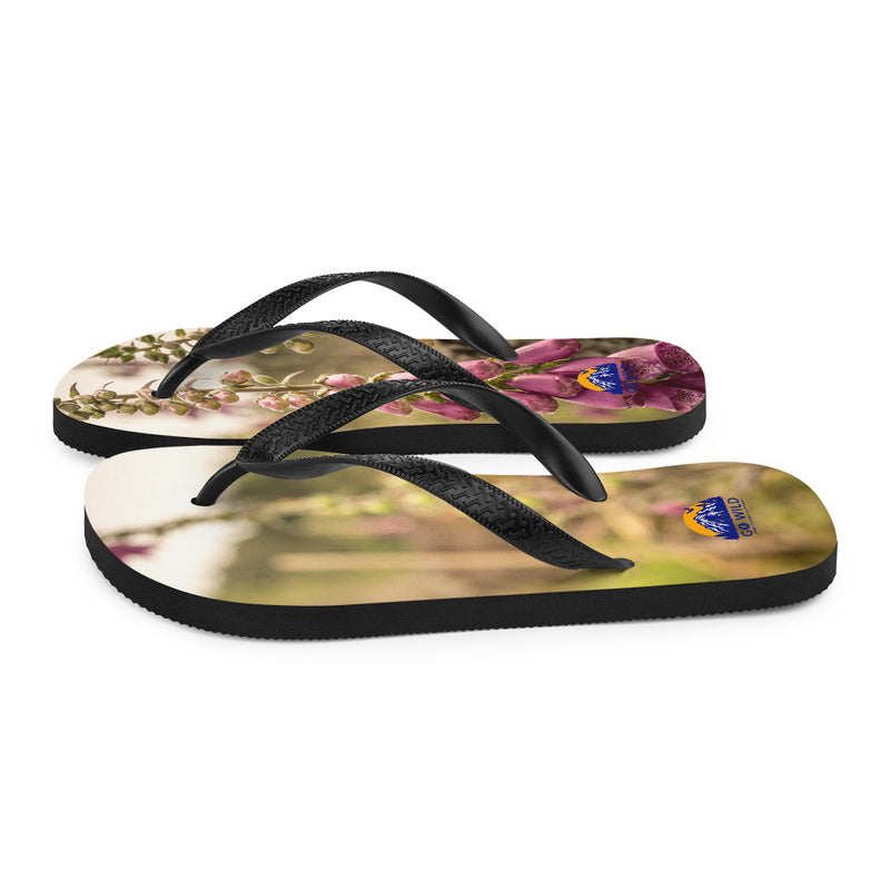 Fox Gloves Flip-Flops - Go Wild Photography [description]  [price]