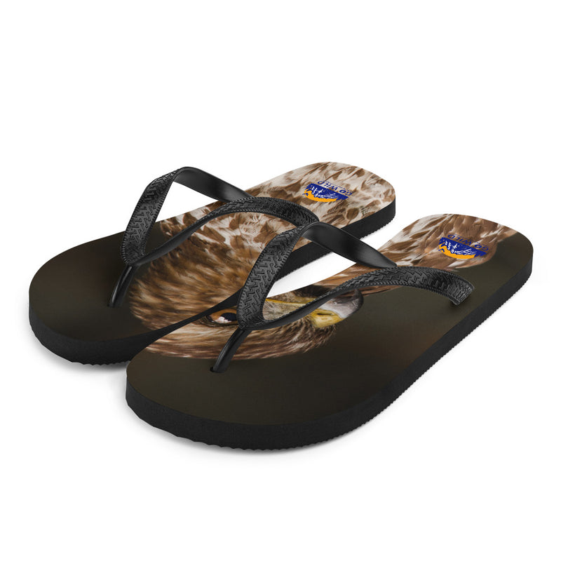 Red Shouldered Hawk Flip-Flops - Go Wild Photography [description]  [price]