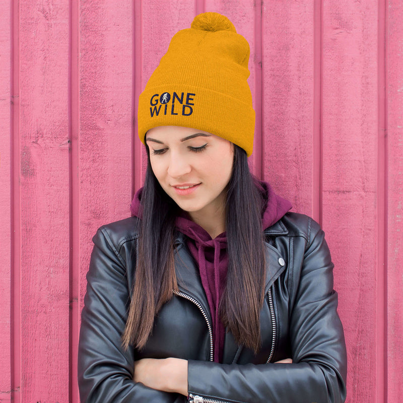 Gone Wild Pom-Pom Beanie - Go Wild Photography [description]  [price]