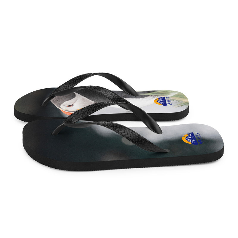 Stoic Puffins Flip-Flops - Go Wild Photography [description]  [price]