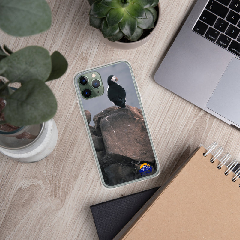 Lone Puffin iPhone Case - Go Wild Photography [description]  [price]