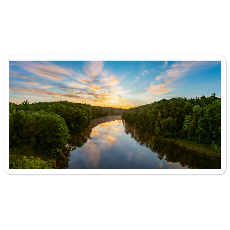 Michigan Sunrise Bubble-free stickers - Go Wild Photography [description]  [price]