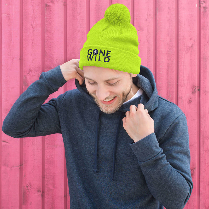 Gone Wild Pom-Pom Beanie - Go Wild Photography [description]  [price]