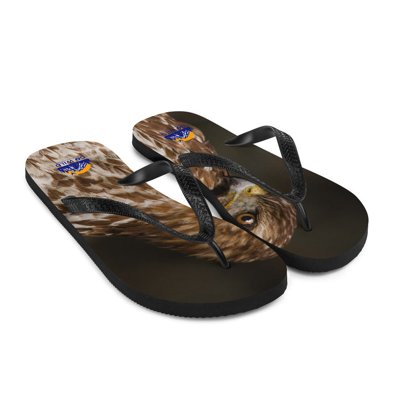 Red Shouldered Hawk Flip-Flops - Go Wild Photography [description]  [price]