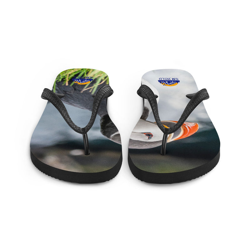 Puffin Cliffs Flip-Flops - Go Wild Photography [description]  [price]