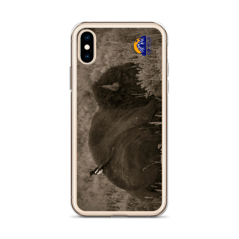 The Bison and the Magpie iPhone Case - Go Wild Photography [description]  [price]