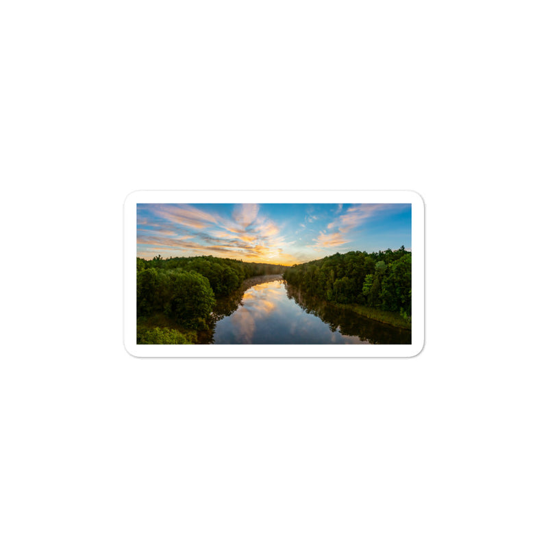 Michigan Sunrise Bubble-free stickers - Go Wild Photography [description]  [price]
