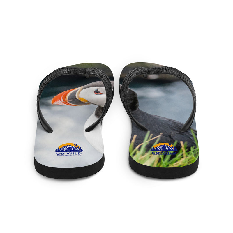 Puffin Cliffs Flip-Flops - Go Wild Photography [description]  [price]