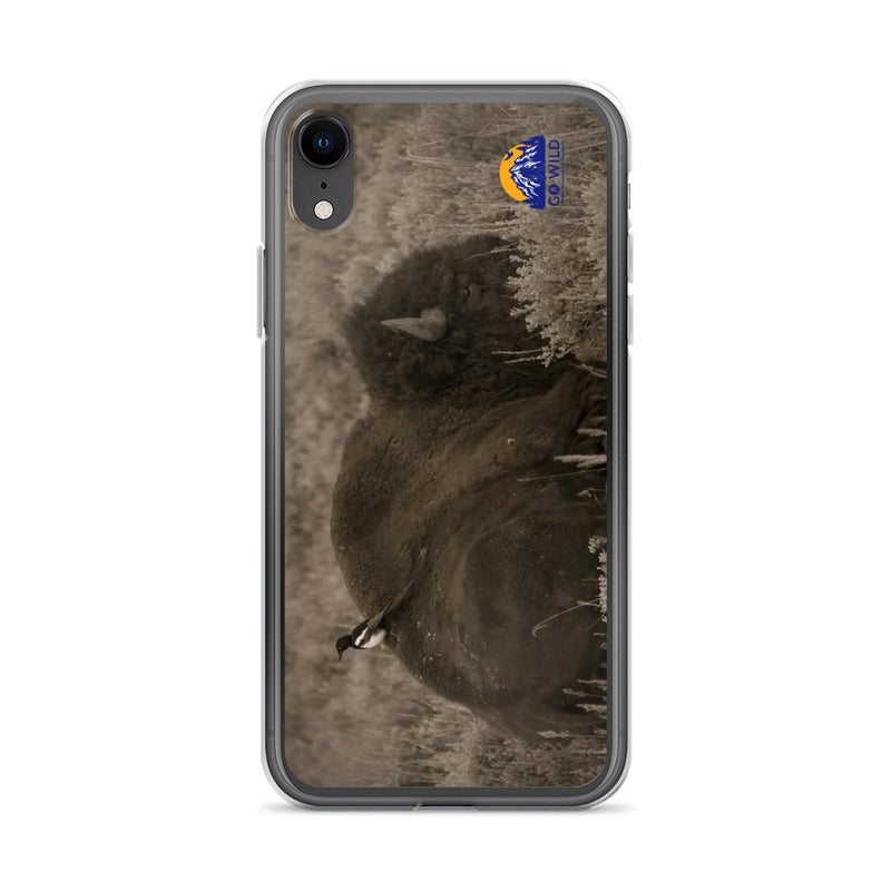 The Bison and the Magpie iPhone Case - Go Wild Photography [description]  [price]