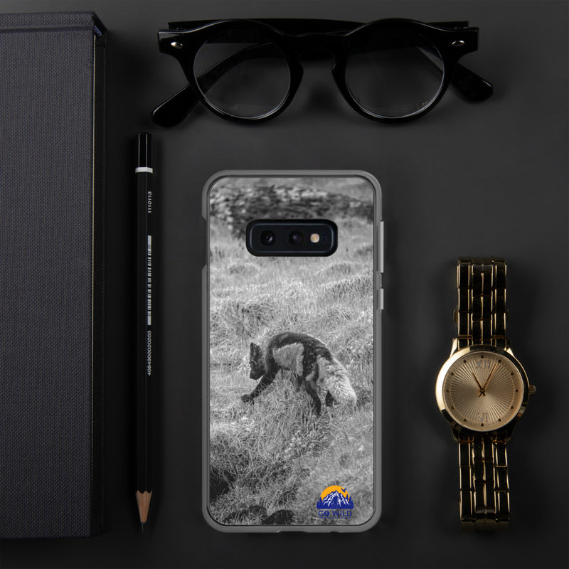 Black and Arctic Fox Samsung Case - Go Wild Photography [description]  [price]