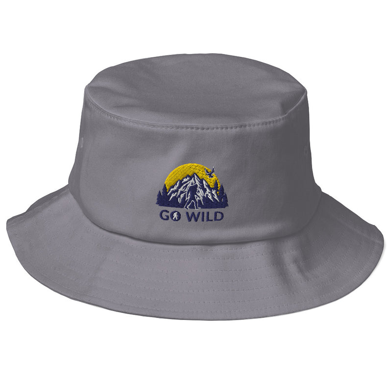 Go Wild Logo Old School Bucket Hat - Go Wild Photography [description]  [price]