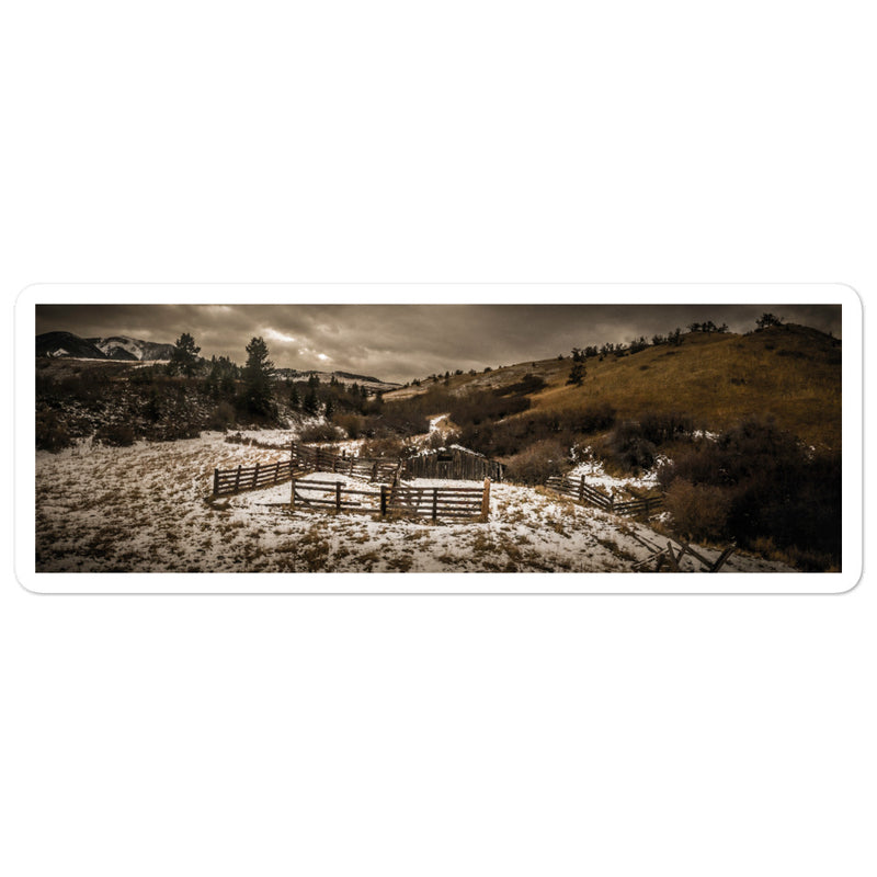 Forlorn Barn Bubble-free stickers - Go Wild Photography [description]  [price]