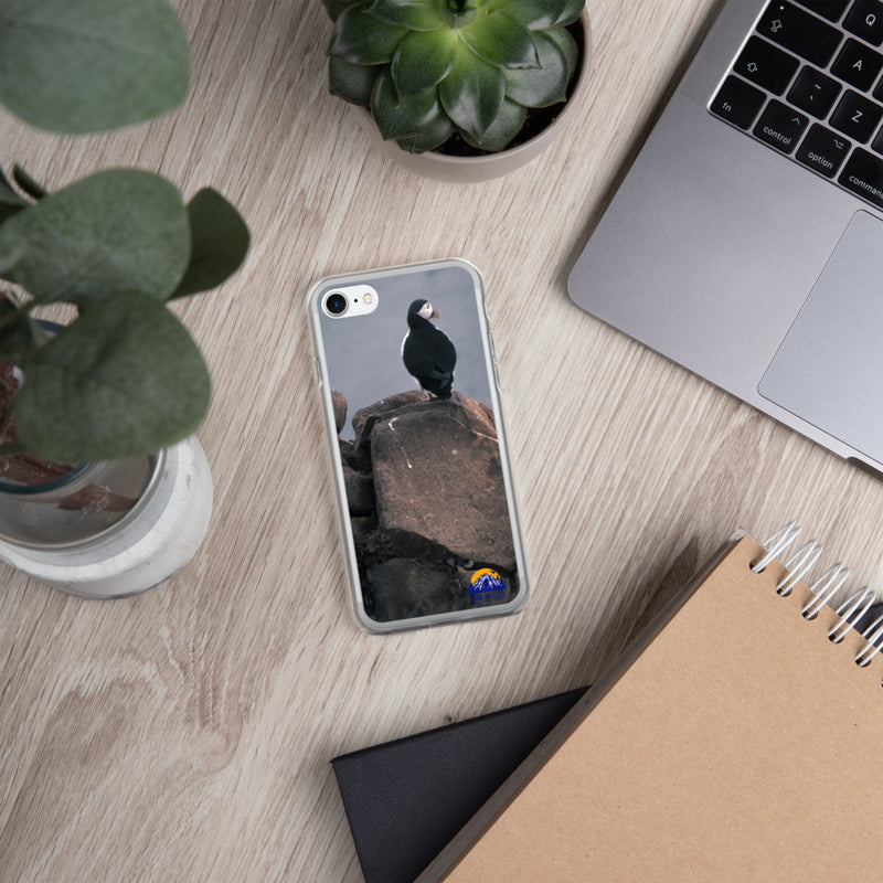 Lone Puffin iPhone Case - Go Wild Photography [description]  [price]